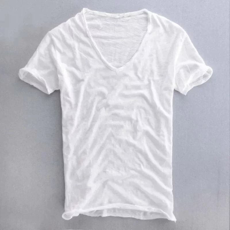 Τομάς – Ανδρικό T-Shirt με V Λαιμόκοψη