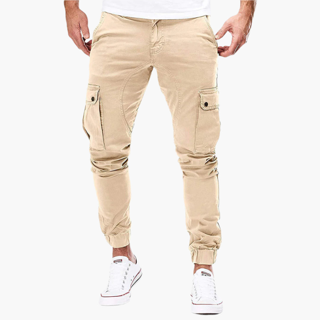 Τομάς – Ανδρικό Cargo Jogging Παντελόνι – Σύγχρονο Streetwear Παντελόνι Ελεύθερου Χρόνου με Τσέπες και Ελαστική Μέση, Για Εξωτερικούς Χώρους & Καθημερινή Χρήση