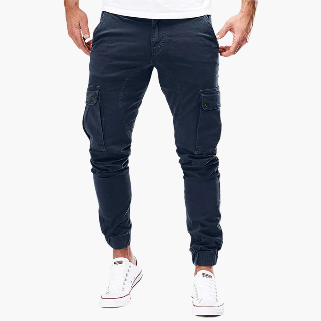 Τομάς – Ανδρικό Cargo Jogging Παντελόνι – Σύγχρονο Streetwear Παντελόνι Ελεύθερου Χρόνου με Τσέπες και Ελαστική Μέση, Για Εξωτερικούς Χώρους & Καθημερινή Χρήση