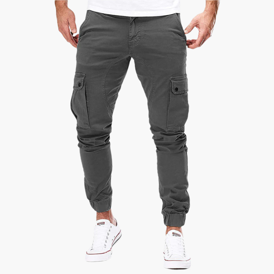 Τομάς – Ανδρικό Cargo Jogging Παντελόνι – Σύγχρονο Streetwear Παντελόνι Ελεύθερου Χρόνου με Τσέπες και Ελαστική Μέση, Για Εξωτερικούς Χώρους & Καθημερινή Χρήση