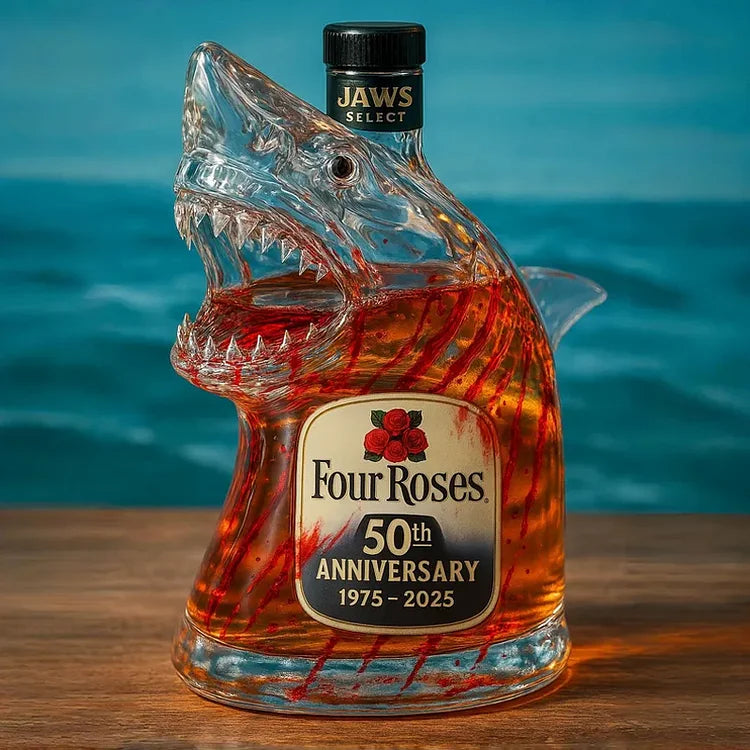 Περιορισμένη έκδοση μπουκαλιού ουίσκι Shark Jaws Anniversary