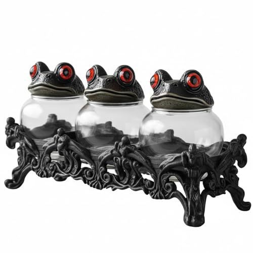 Χειροποίητα βάζα μπαχαρικών Witchy Frog Apothecary